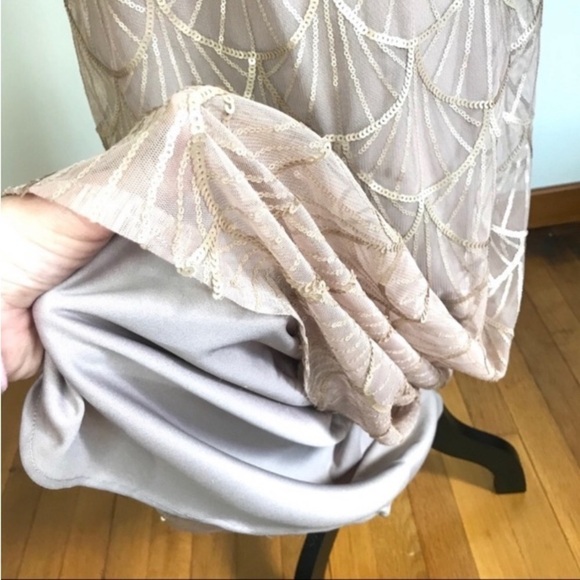 Sorella Vita NWT #9018 Bridesmaid or Mother of Bride Dress Sz 10 Sequins Holiday - Picture 14 of 16